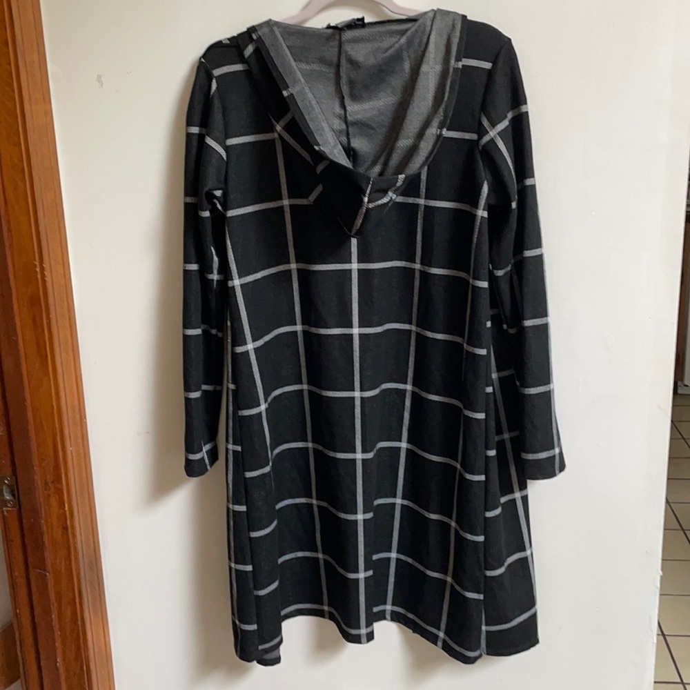 Black and white cardigan